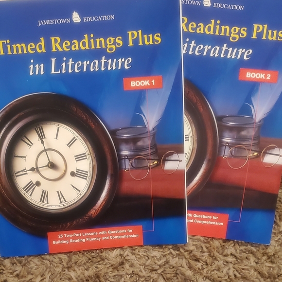 😀 Timed Readings Plus In Literature Books 1 & 2 - Picture 1 of 6